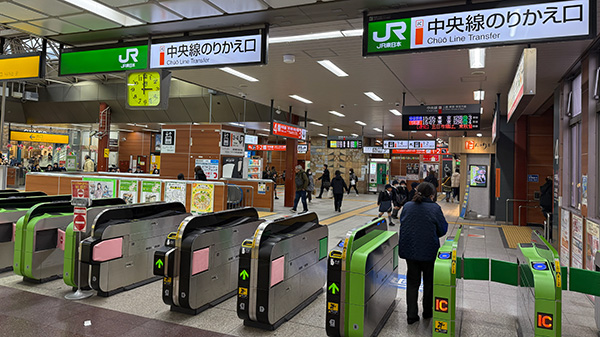 西武国分寺改札